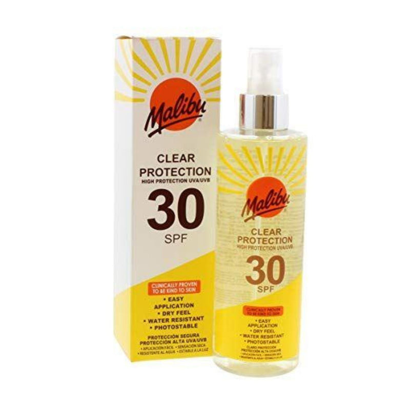 MALIBU 250ml SPF30 Clear Protect Spray