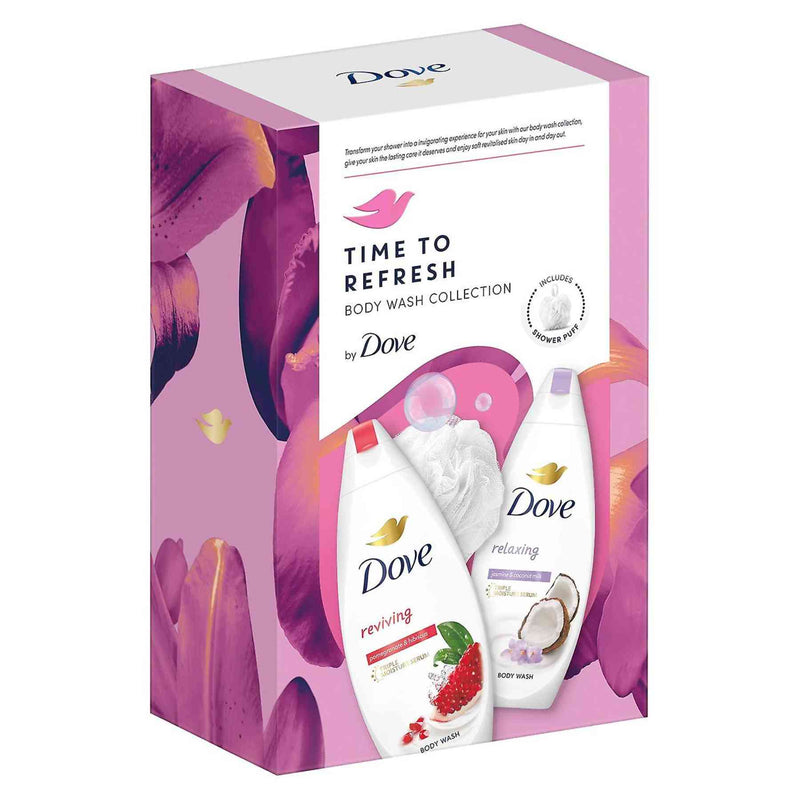 Dove Time To Refresh Body Wash Collection Gift Set