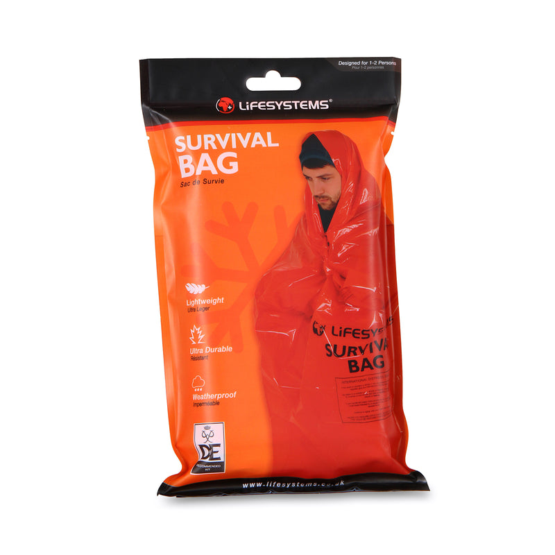 Lifesystems Unisex's Survival Bag, Orange, One Size