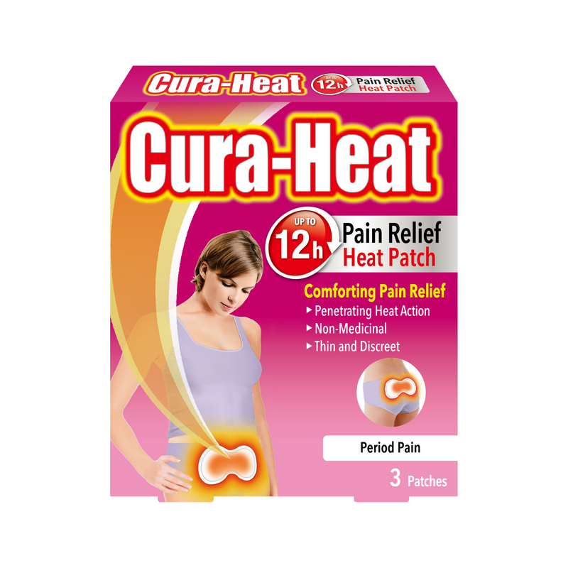 Cura-Heat Period Pain Relief 3S