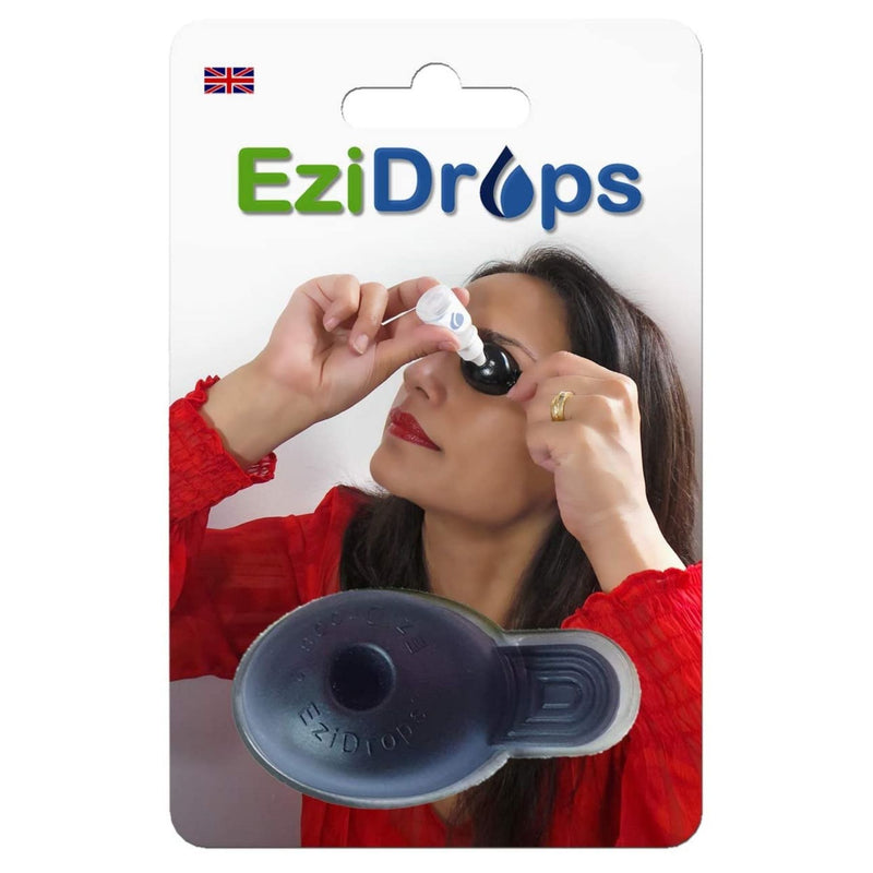 EziDrops Eye Drop Dispenser Aid (Black)