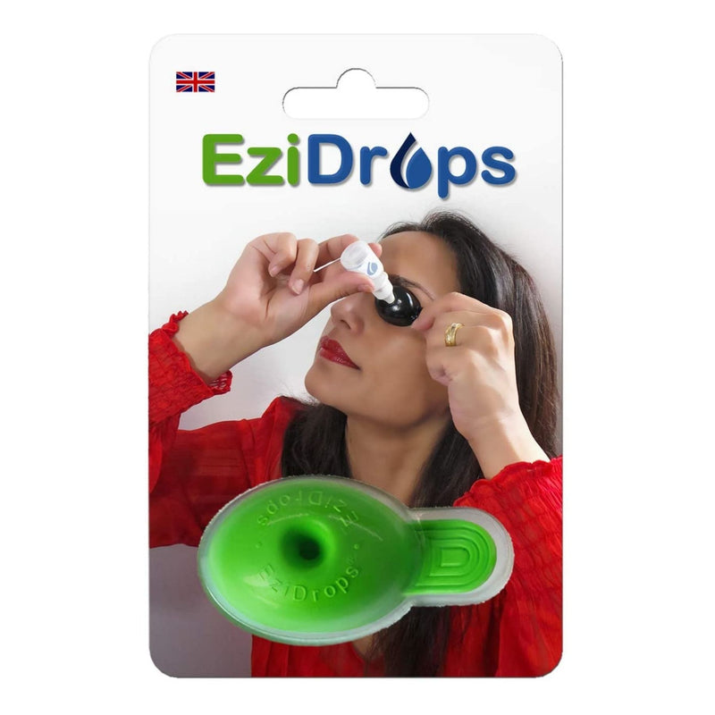 EziDrops Eye Drop Dispenser Aid (Green)