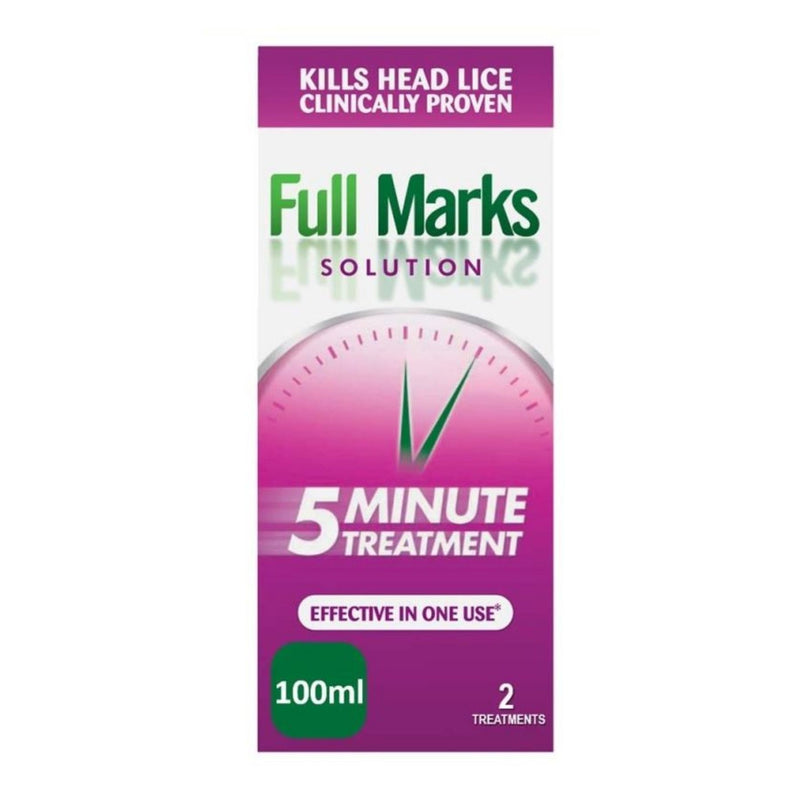 Full Marks Solution with Comb 100ml