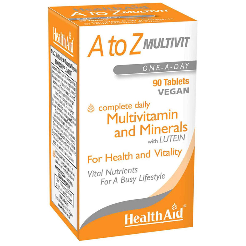 HealthAid A to Z Multivit - 90 Vegan Tablets