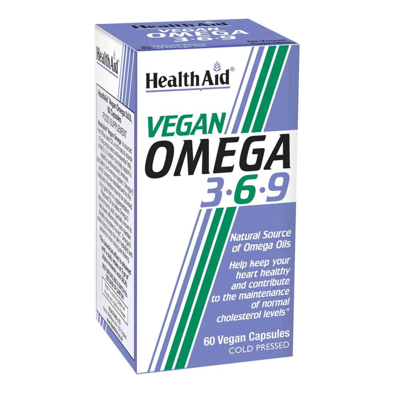 HealthAid Vegan Omega 3-6-9 60 Capsules