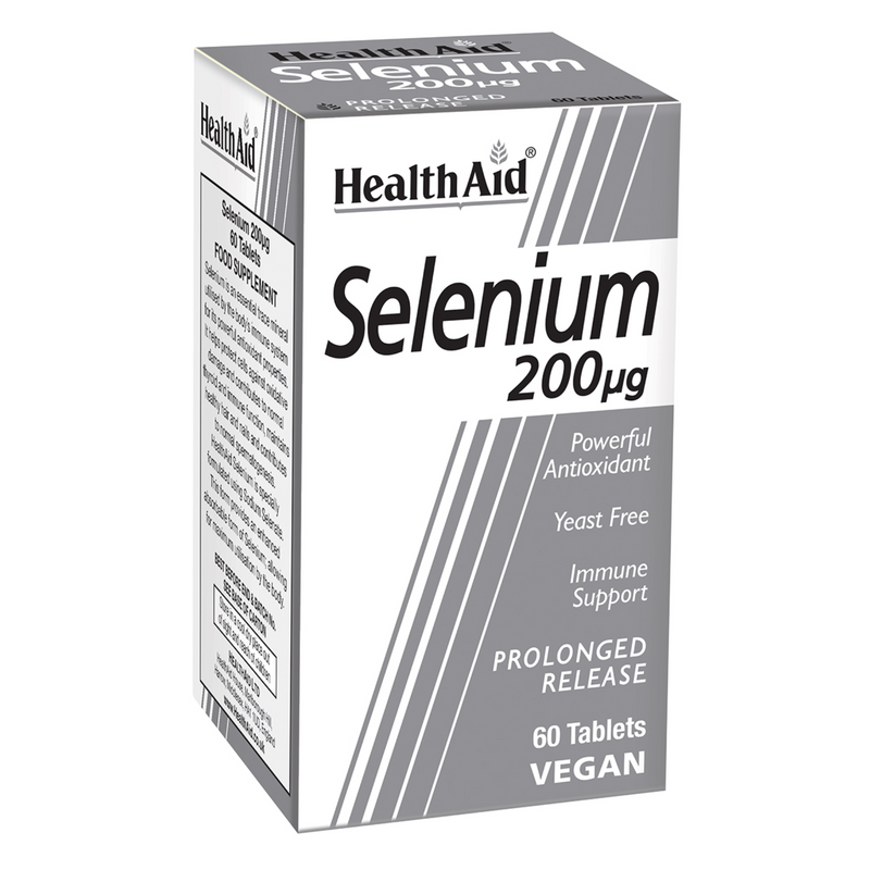 HealthAid, Selenium 200ug - Prolonged Release - 60 Tablets
