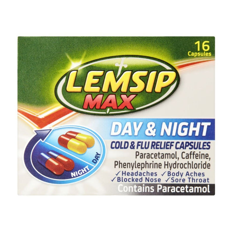 Lemsip Max Day & Night Caps 16s