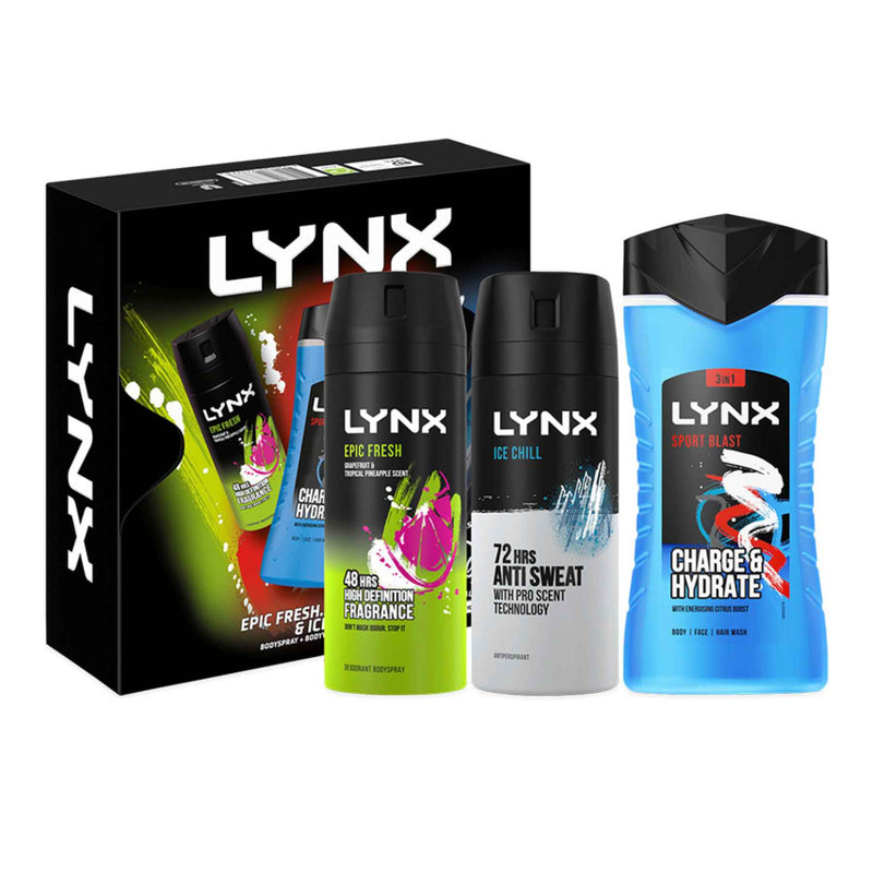 Lynx Mixed Trio Gift Set 3pc *