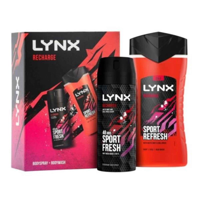 Lynx Recharge Duo Gift Set 2pc