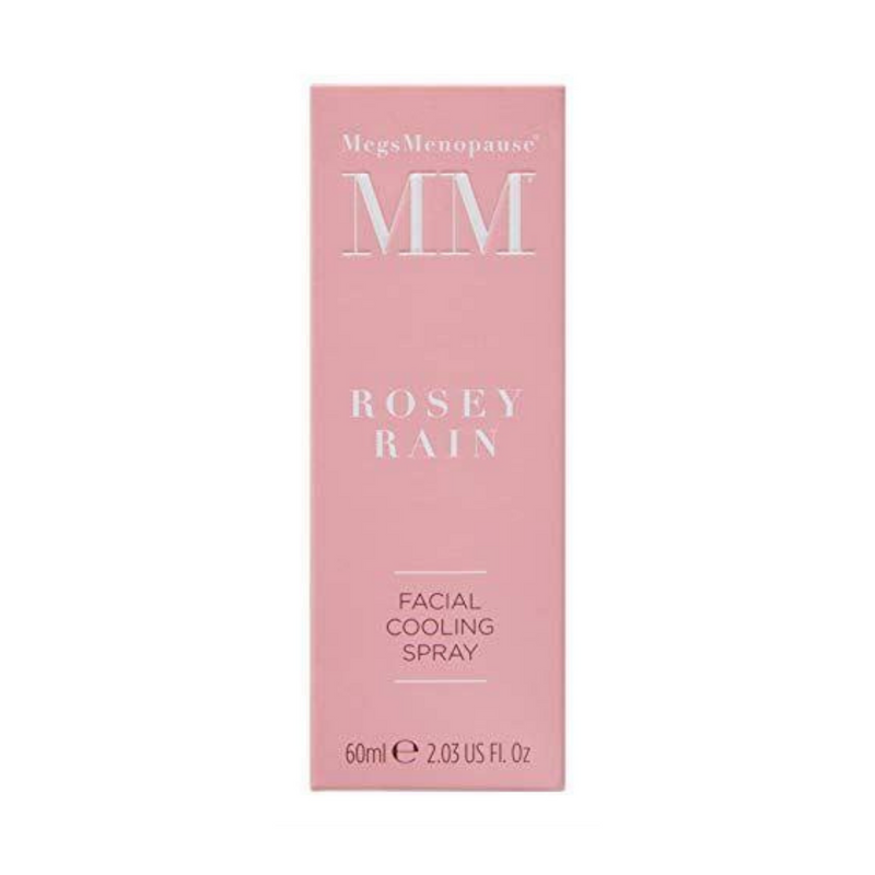 Megs Menopause Rosey Rain Facial Cooling Spray, 60ML