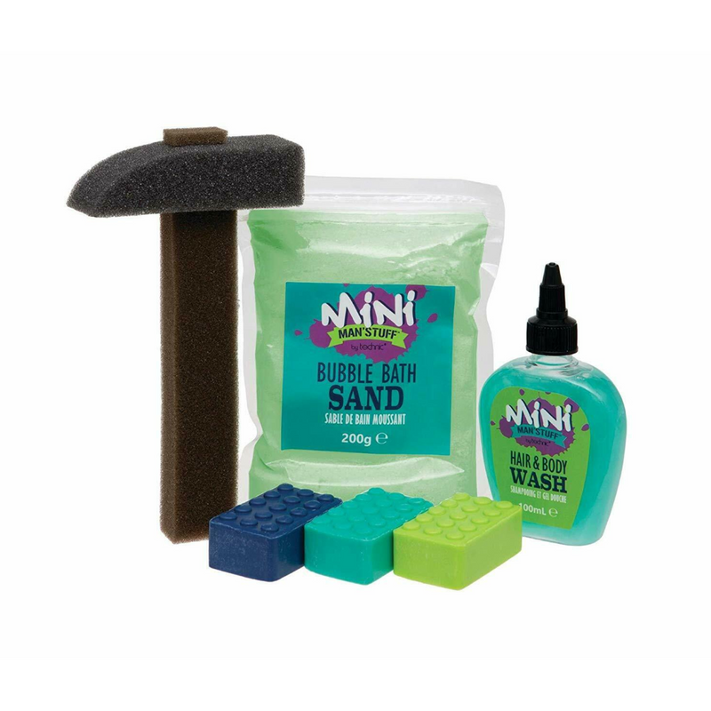 Mini Man'Stuff Bathtime Tools Toiletry Set