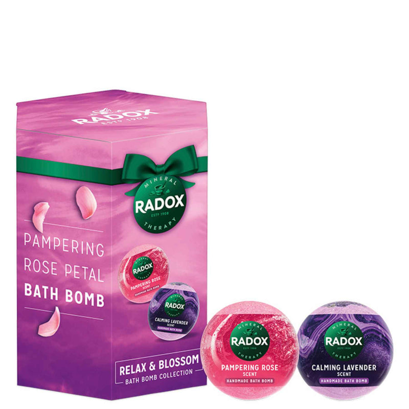 Radox Relax & Blossom Bath Bomb Gift Set 2pc *