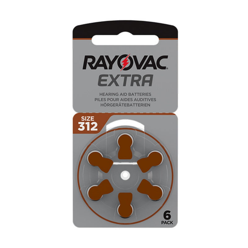 Rayovac Sound Energy 6 pack Size 312