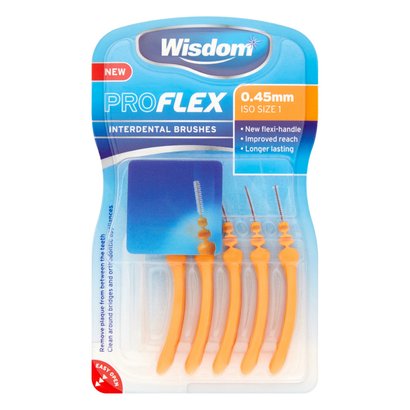 Wisdom Pro Flex Dental Floss 0.45mm 5pk