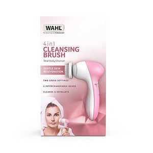 Wahl 4-in-1 Face Cleansing Brush Face and Body - Massager, Cleanser, Exfoliator, Buffer