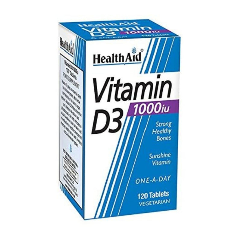 HealthAid Vitamin D3 1000iu 120 Tablets