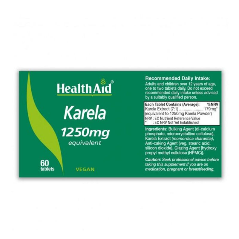 Healthaid Karela Extract 1250mg
