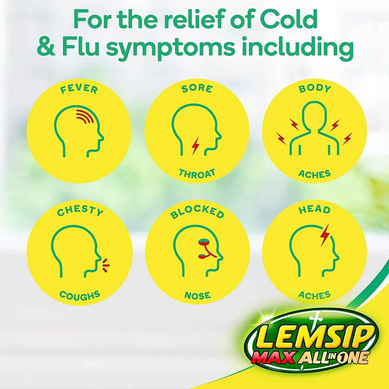 Lemsip Max All in One Cold and Flu Capsules