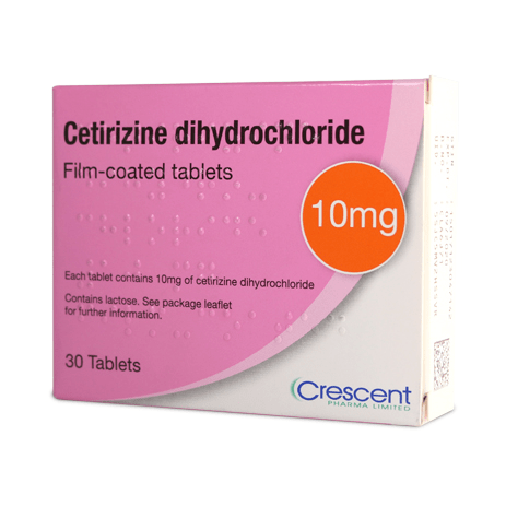 Hay Fever Tablets - Cetirizine Dihydrochloride x3 packs