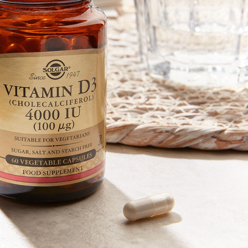 Solgar Vitamin D3 (cholecalciferol) 4000iu 60 Capsules